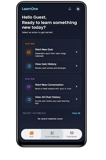LearnOne Mobile Interface